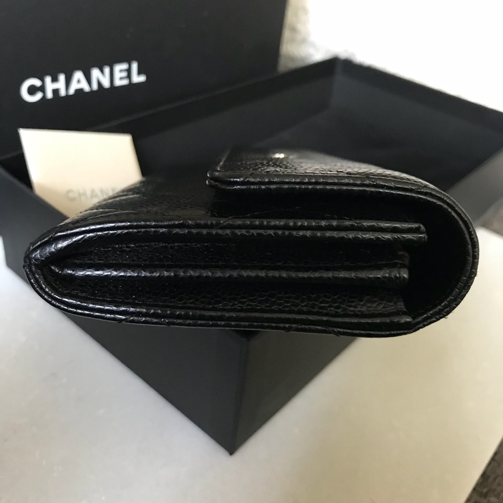 Chanel Black Caviar Continental Wallet - Picture 7 of 8